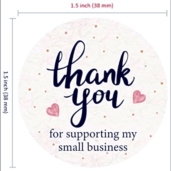 NEW Poshmark Packages "Thank You!" Gift Wrap Shipping Supplies Set ~ 100 Pcs - Picture 2 of 7
